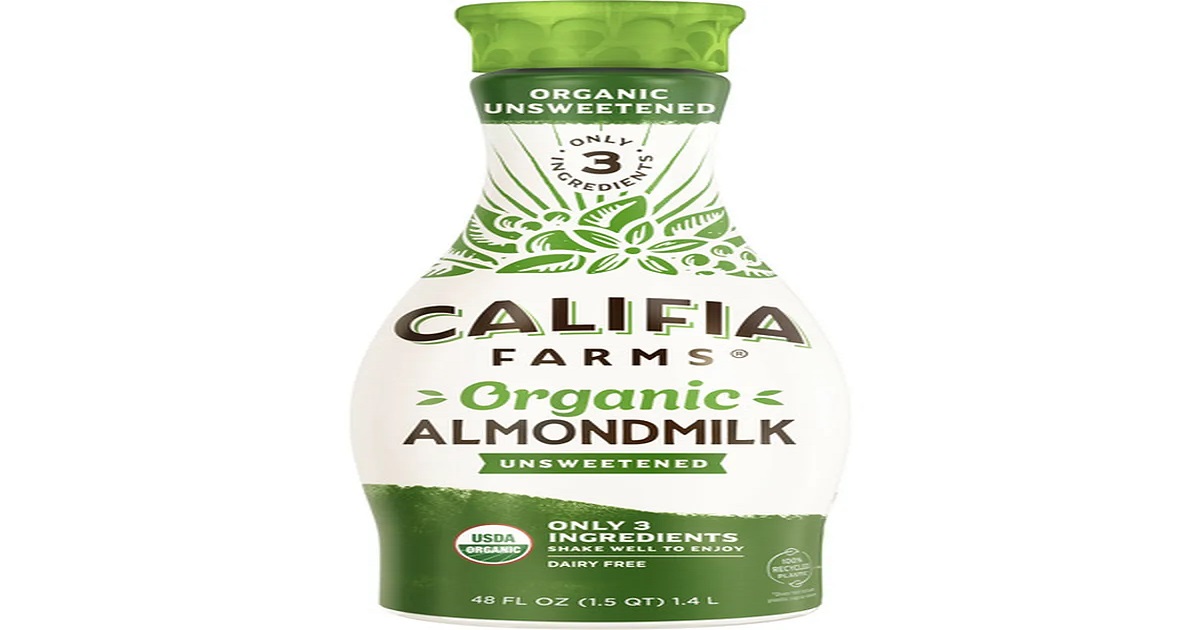 organic almond milk